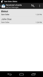 Free Download bizCard Manager/SMS MMS vCard APK