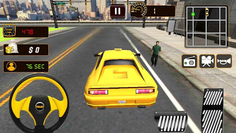 Super Taxi Parking Driver 3D poster 4