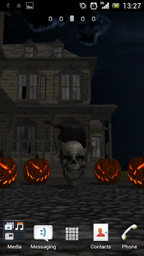 3D Halloween Live Wallpaper FR