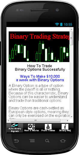 Binary Trading Strategy
