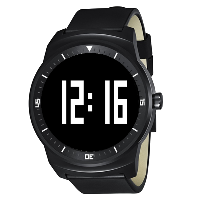 LCDTime Wear Watch Face Screen 1