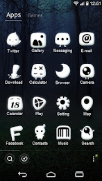 Fallen Moon GO Launcher Theme poster 4