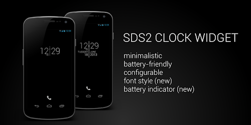 Android application SDS2 Clock Widget screenshort