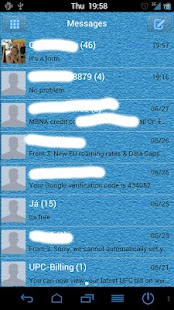 BlueStone GoSMS Pro Theme Screenshots 0