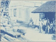 Aanvoer van cacao op "Ma retraite"