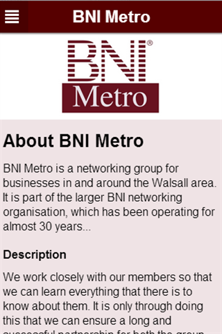 BNI Metro