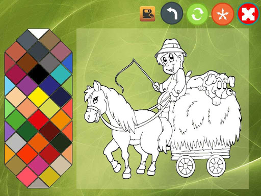 Farm coloring book