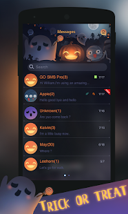 How to download GO SMS PRO TRICK TREAT THEME lastet apk for bluestacks