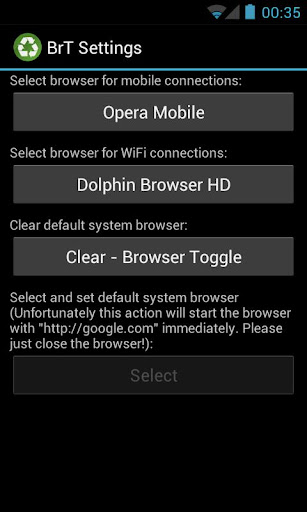 Browser Toggle 0.7 screenshots 3