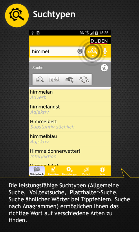   Duden Wörterbücher Deutsch – Screenshot 