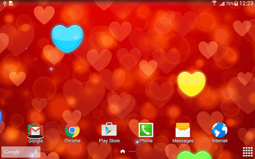 【免費個人化App】Hearts Live Wallpaper-APP點子