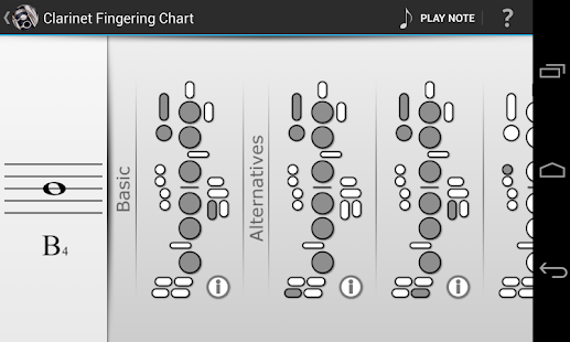 Clarinet Fingering Chart(圖3)-速報App