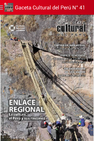 Gaceta Cultural del Perú N° 41