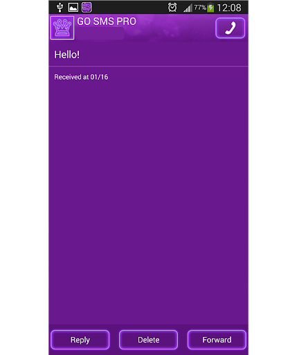 免費下載娛樂APP|GO SMS Purple Neon app開箱文|APP開箱王