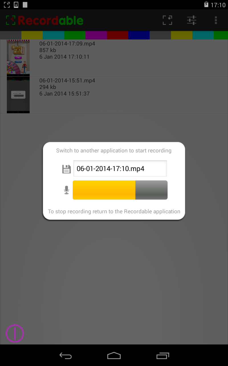 FREE screen recorder NO ROOT Screen 3