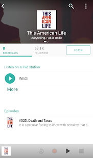 TuneIn Radio Pro - screenshot thumbnail