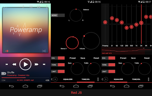 免費下載音樂APP|Poweramp skin ICS/JB Red app開箱文|APP開箱王