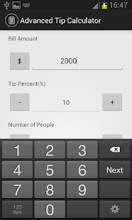 Free Advanced Tip Calculator APK for Android