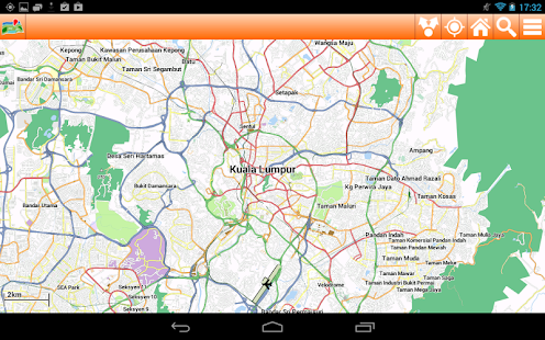 Kuala Lumpur Offline mappa map Screenshots 0