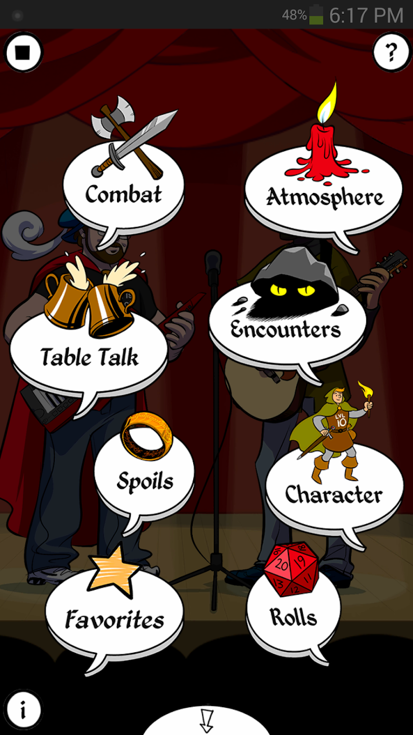 SoundBard - RPG Soundboard Screen 2