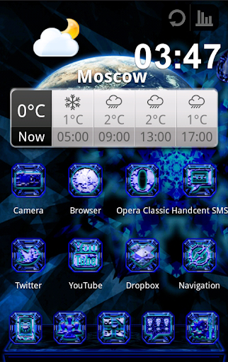 NEXT LAUNCHER SAPPHIRE THEME