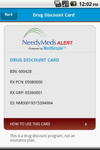 【免費醫療App】NeedyMeds Alert-APP點子