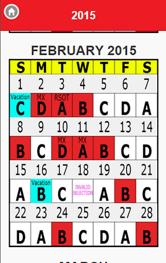 【免費生產應用App】ABCD Calendar Chart FDNY-APP點子