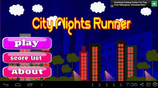 Survival Run Game- City Nights