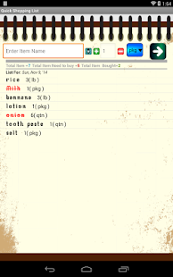 Download Quick Shopping List APK for Android