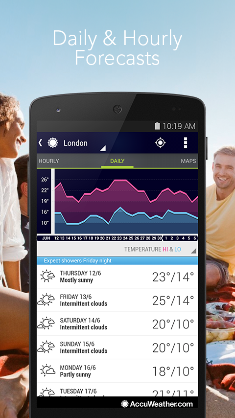   AccuWeather Platinum: captura de tela 