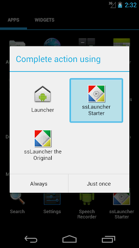 ssLauncher Starter