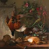 Still Life with Game and a Greek Stele: Allegory of Autumn
