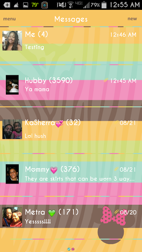 Stuck On Cute Go SMS