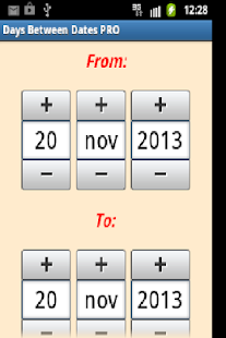 days between dates