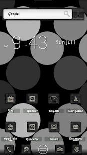ADW Theme BlackBrushedCarbon Screenshots 1
