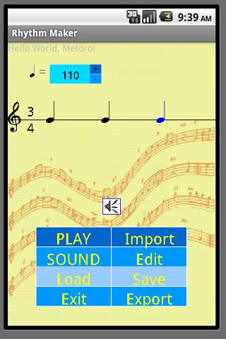 Rhythm Maker Pro Screen 2
