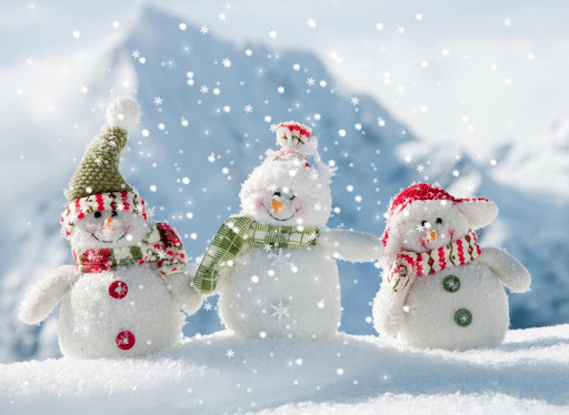 snowman christmas wallpaper