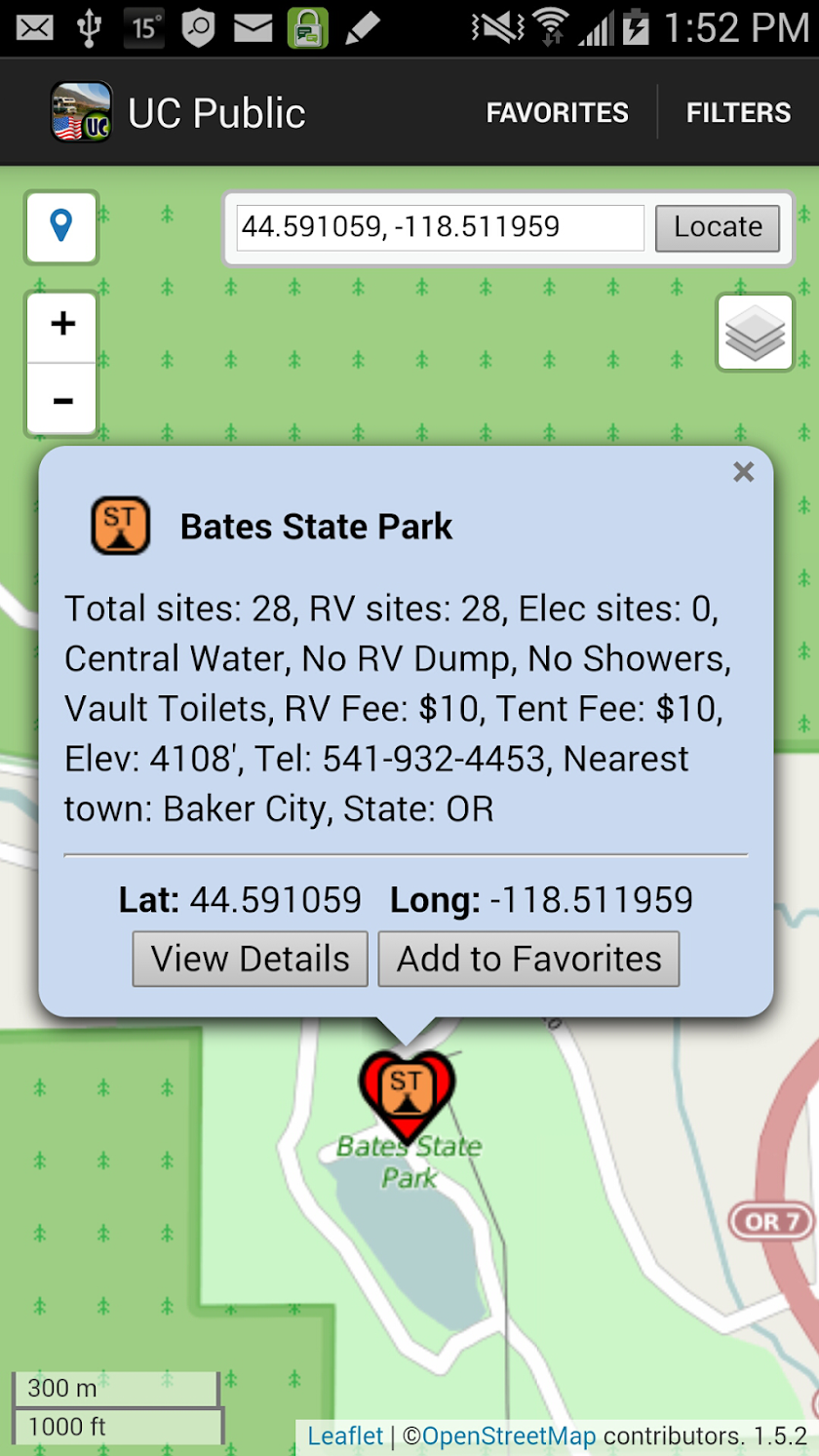 Ultimate US Public Campgrounds Screen 3