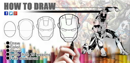 How to draw heroes -  apk apps