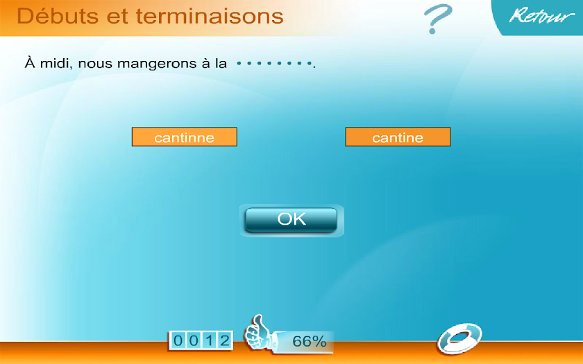 Orthographe CE1 Screen 3