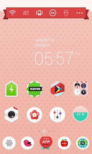 Adorable Pink Skin Dodol Theme