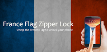 France Flag Zipper Lock APK