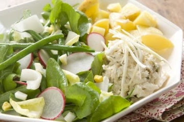 Crab Salad with Lemon Dressing