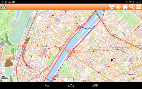 Paris Offline mappa Map Screenshots 6