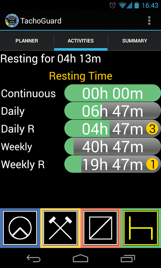 TachoGuard Driver's Tachograph Android Apps on Google Play