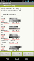 WiFi Key Recovery (needs root) poster 4
