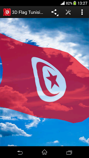 3D Flag Tunisia LWP