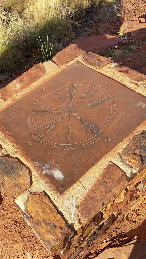The Mt Nameless Lookout Compass