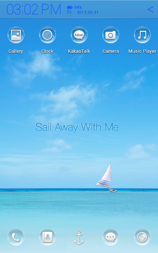 【免費個人化App】Sail Away Atom theme-APP點子