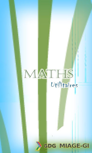 MathsUtilitaries